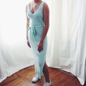 Mint maxi dress
